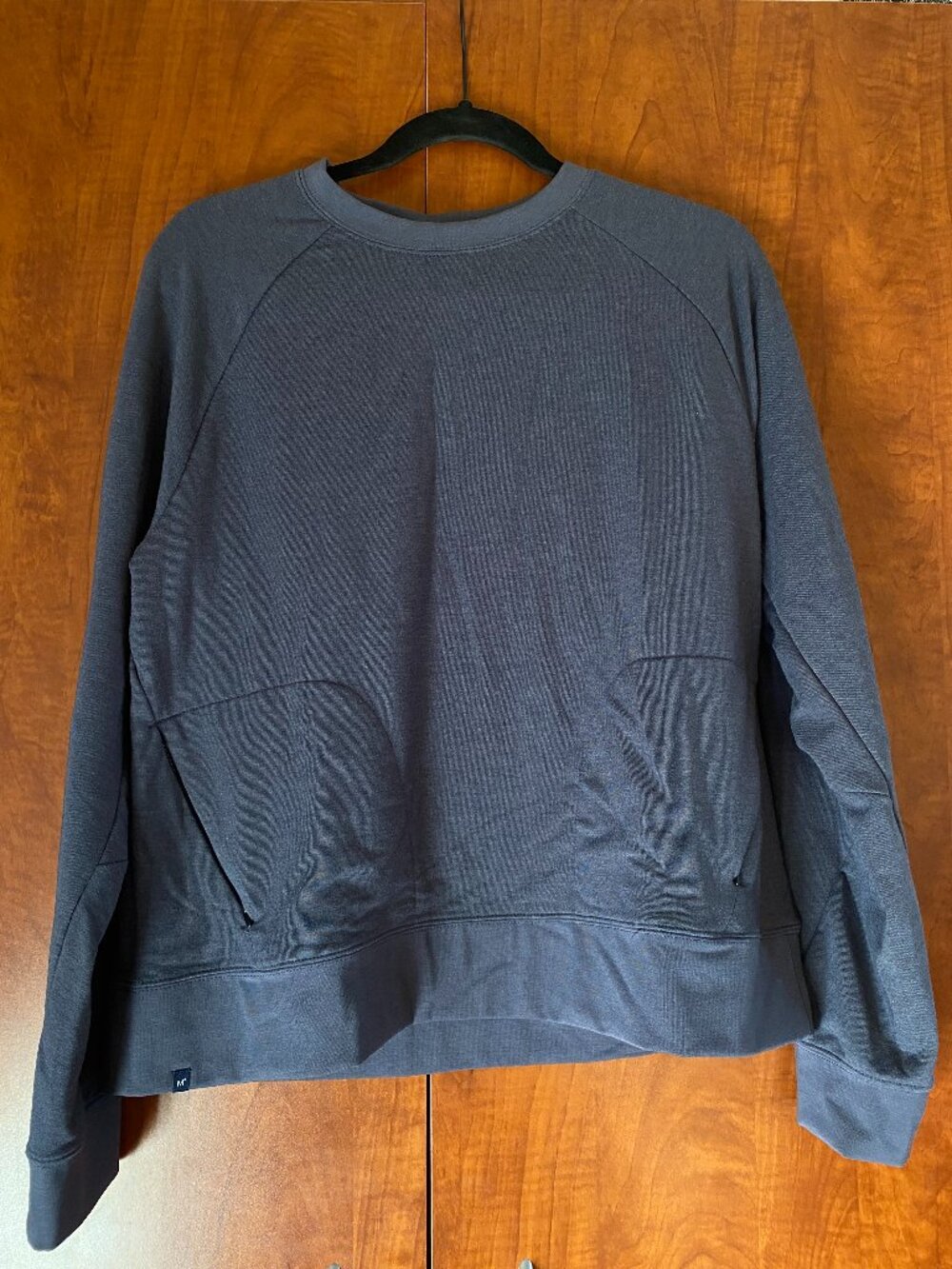 Ministry of Supply Blue Medium Sweatshirt